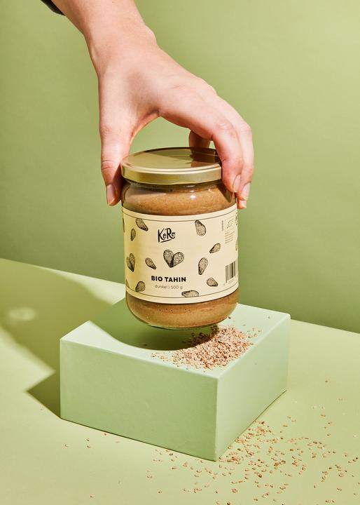 Image du produit KoRo Purée de sésame bio à base de graines de sésame non décortiquées (500 g)