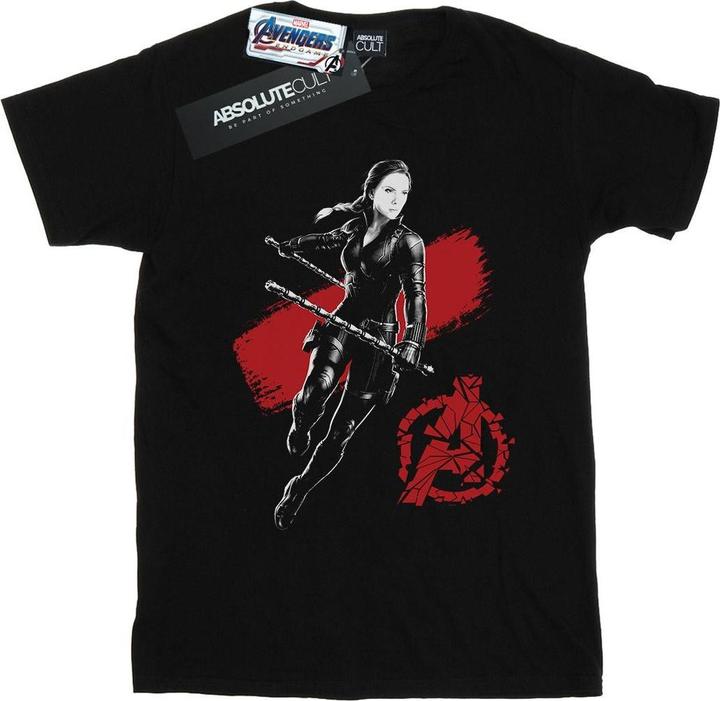 Avengers Endgame Mono Black Widow TShirt (M)