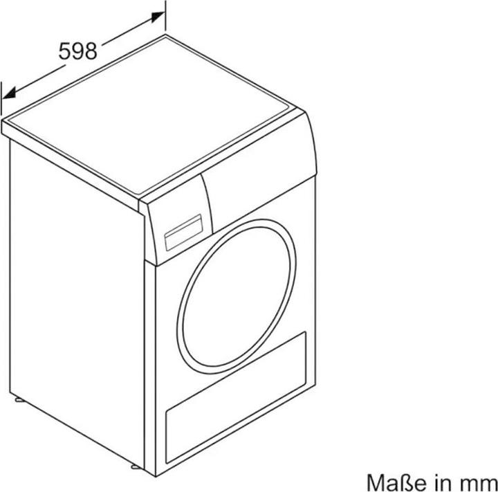 Actual product image Bosch Hausgeräte Waschturm WUU28T48 & WQG233D40 (8 kg, Right)