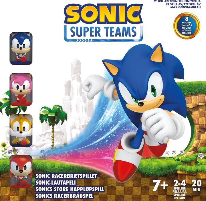 Actual product image Asmodée Sonic Racer Boardgame (Nordic) (SONIC01NOR) (Danish, Dutch, Finnish, Swedish)