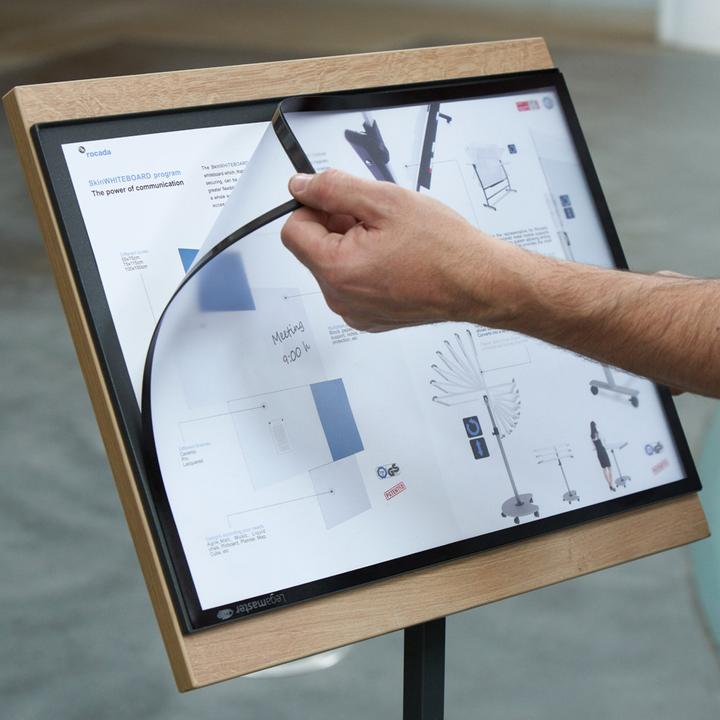 Actual product image Rocada Info display, DIN A3, 132x40x30cm, magnetic