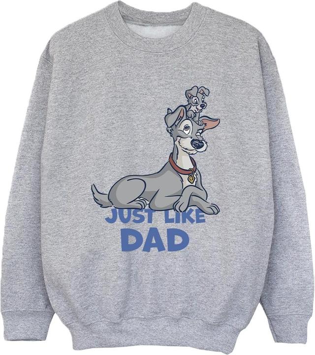 Produktbild Disney Lady And The Tramp Just Like Dad Sweatshirt Jungen (152, 158)