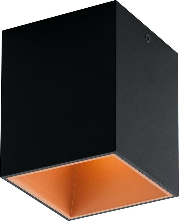 Image du produit EGLO Plafonnier POLASSO noir,cuivre (340 lm)