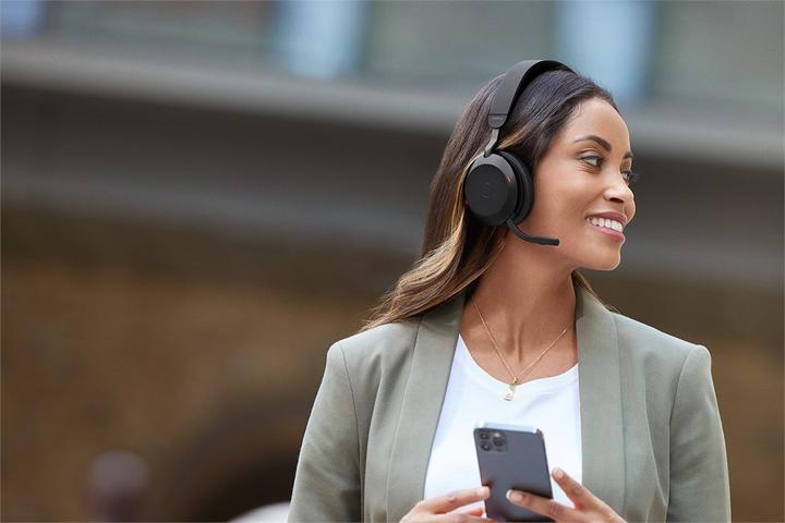 Produktbild Jabra Evolve2 75 MS Stereo + Ladestation (Kabellos, USB-A)