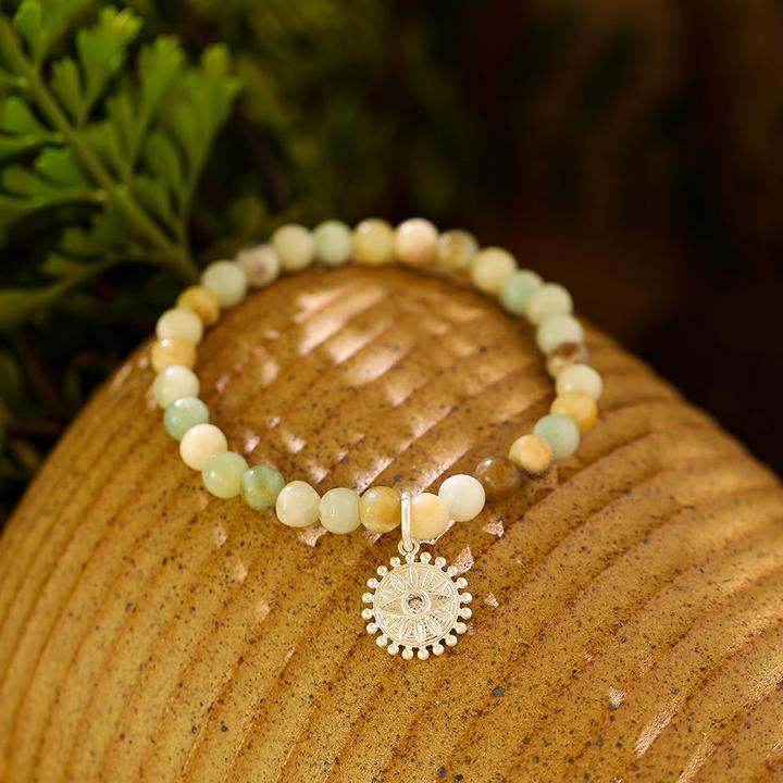 Andreani Armband mit echtem Amazonite (8 cm, Steine)