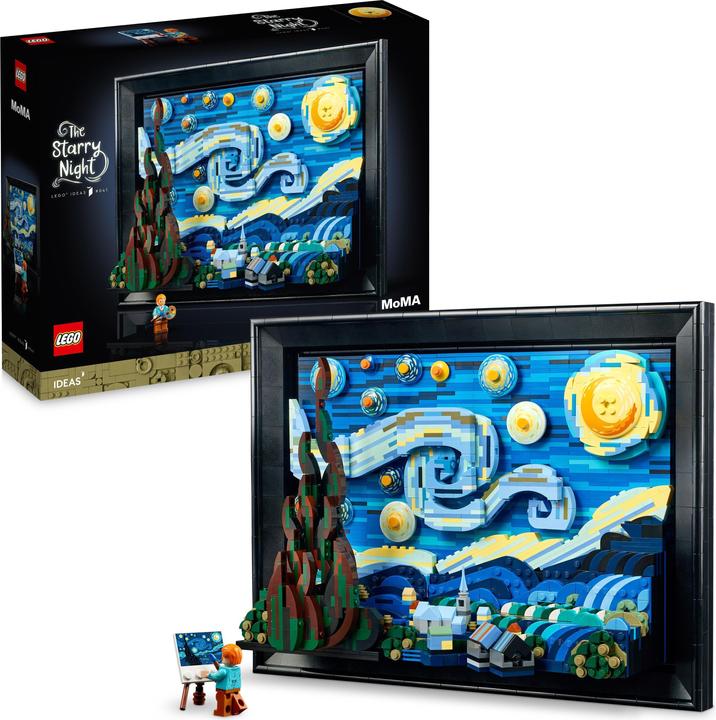 Produktbild LEGO Vincent van Gogh – Sternennacht (21333, LEGO Seltene Sets, LEGO Icons)