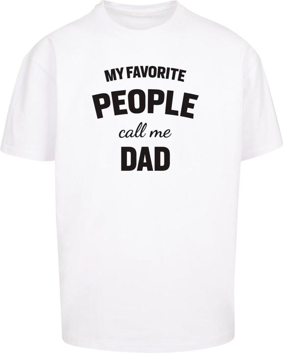 Actual product image Merchcode Fathers Day - My Favourite People Call Me Dad Heavy Oversize Tee - 112969 (XL)