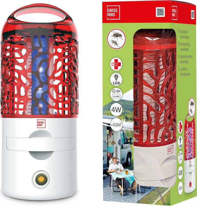 Actual product image Swissinno Mobile Insekten-Falle 4 Watt LED wiederaufladbar