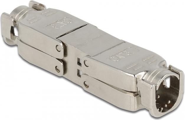Produktbild Delock Verbinder für Netzwerkkabel Cat.6 STP werkzeugfrei (S/UTP, CAT6, 0.06 m)