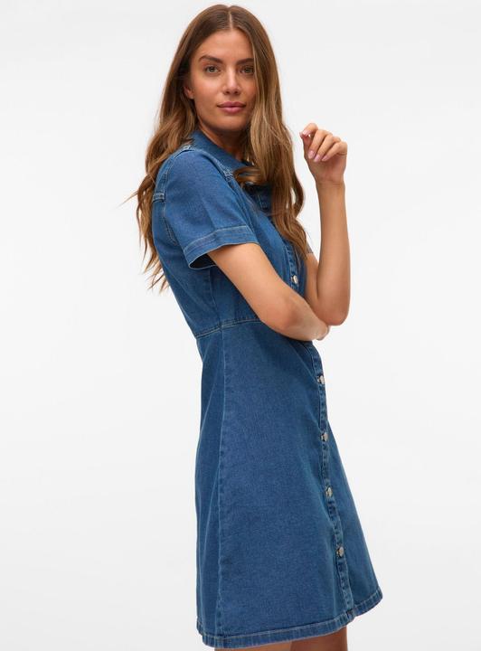 Produktbild Vero Moda VMAMANDA Kurzes Kleid Jeanskleid (L)