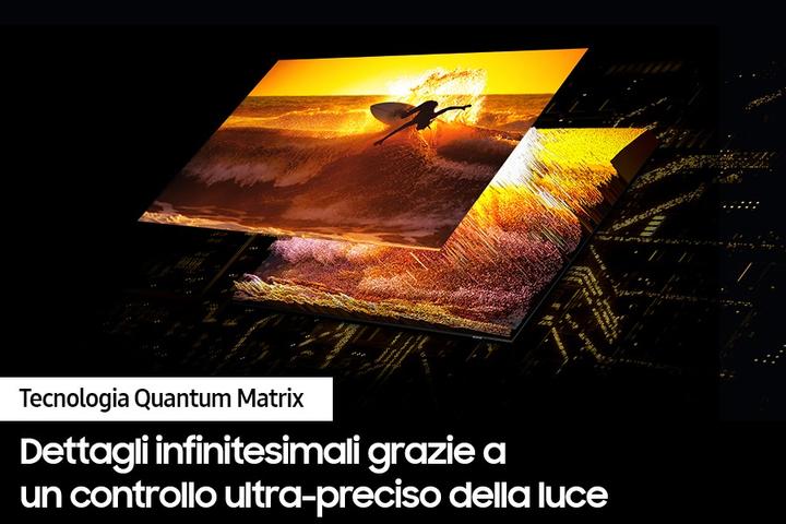 Image du produit Samsung Série 8 TV QE65QN85CATXZT Neo QLED 4K, Smart TV 65' Neural Quantum 4K Processor, Dolby Atm (65", QN85C, NeoQLED, 4K)