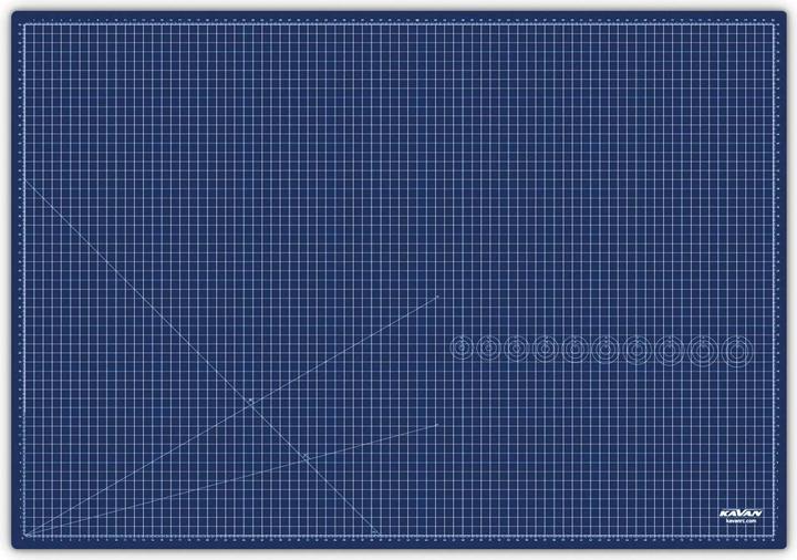 Kavan Selbstheilende Beidseitige Schneidematte / Unterlage A1 - 900x600x3mm