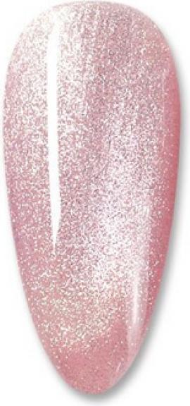 Produktbild Canni Gellack Moonlight Cat C027 UV/LED (Zartrosa Glitzer, Gel-Effekt Nagellack)