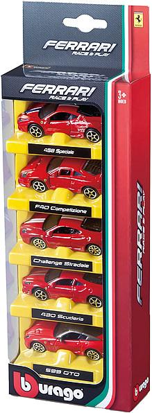 Produktbild Bburago Ferrari 5er Set