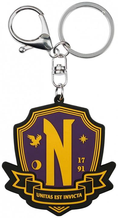 Produktbild Karactermania MERCREDI - Emblème Nevermore - Porte-clés en Caoutchou