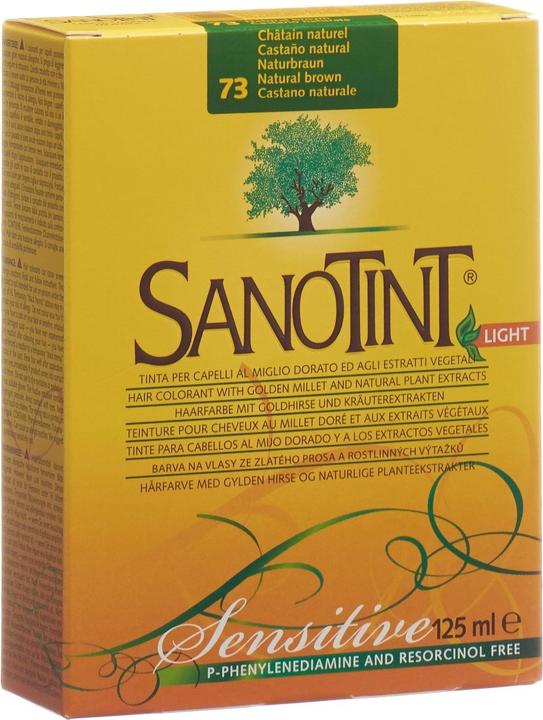 Actual product image Sanotint Sensitive Light (Natural brown)