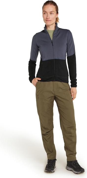 Actual product image Icebreaker Women's Merino 400 RealFleece Descender L/S Zip (S)