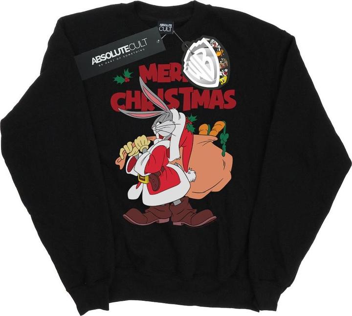 Looney Tunes Santa Bugs Bunny Sweatshirt (S)