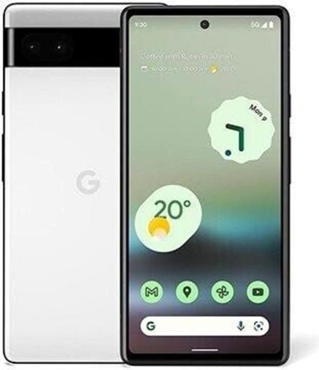 Actual product image Google Pixel 6a (128 GB, Chalk White, 6.10", SIM + eSIM, 12.20 Mpx, 5G)