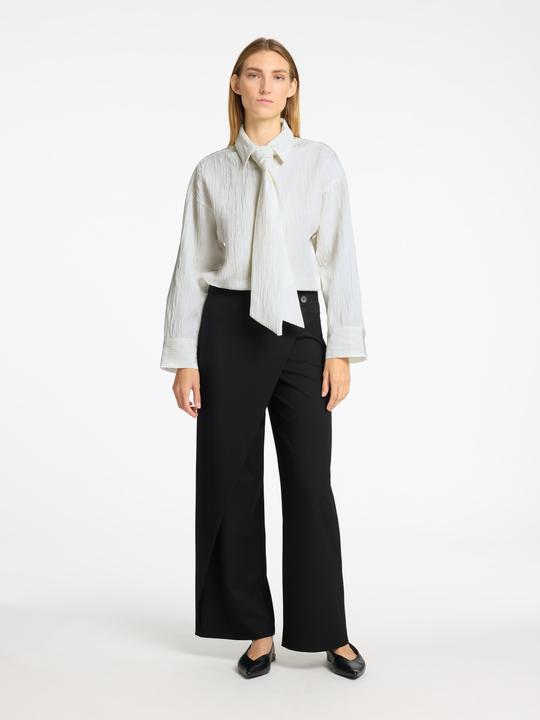 Actual product image Selected Femme Slfiris Ls Bow Shirt B (42)