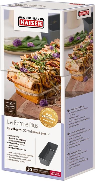 Produktbild Kaiser Brotbackform Kastenform 30cm La Forme Plus Backform antihaft schnittfest (30 cm)