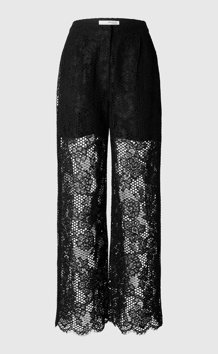 Produktbild Selected Femme Straight Fit Spitzen Hose (42)