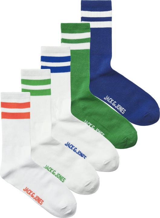 Produktbild Jack & Jones Socken Casual Bequem sitzend JACDEHLI TENNIS SOCKS 5 PACK (5er Pack, One Size)
