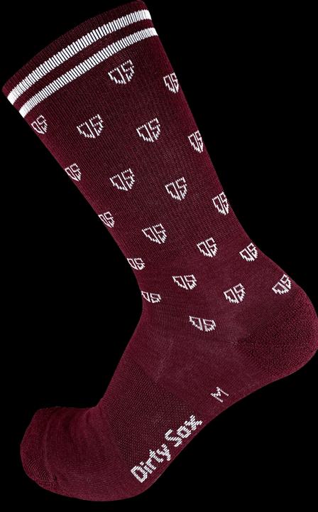 Dirtysox All Mountain Merinosocken - Heath Red - 20cm