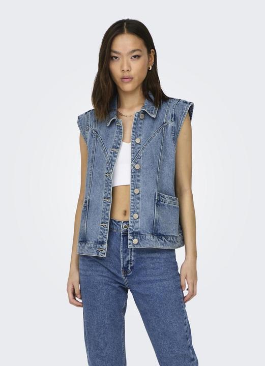 Produktbild Only Fly-Away Kragen Jeansweste Jeansweste (S)