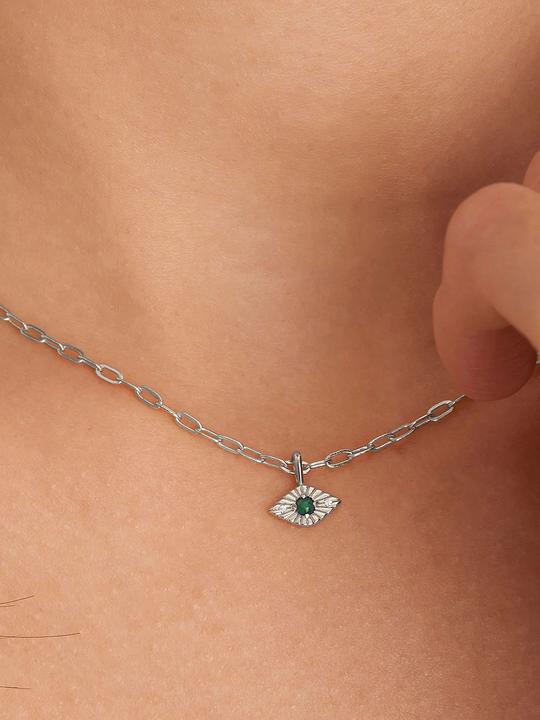 Immagine prodotto Ania Haie N039-02H-M Collana da donna con occhio maligno, regolabile (Argento 925, 40 - 45 cm)