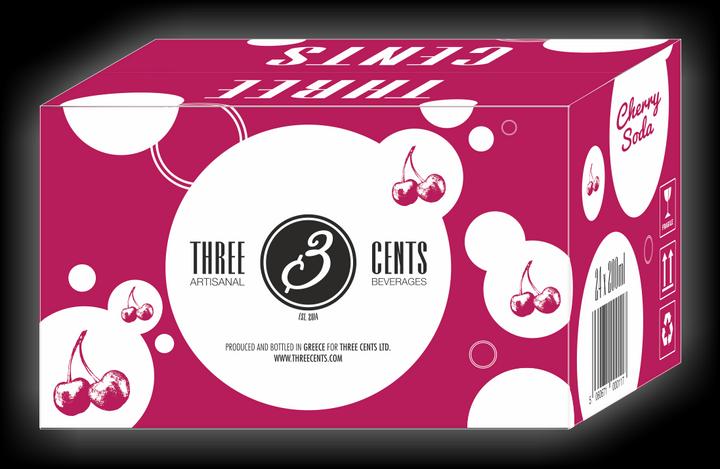Actual product image Three Cents Cherry Soda (24 x 20 cl)