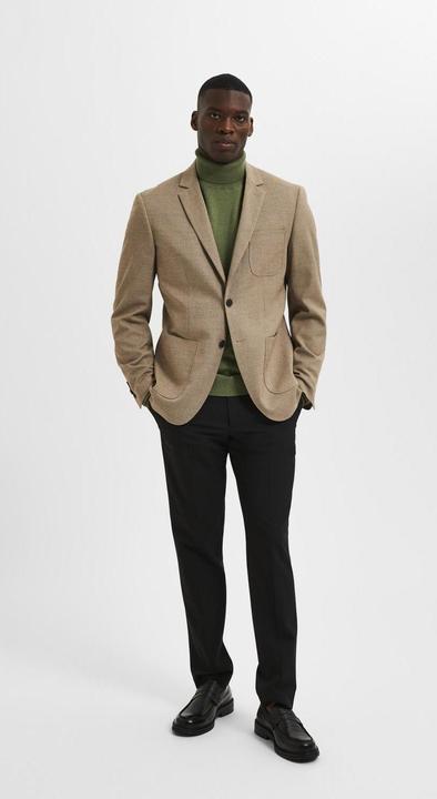 Image du produit Selected Homme Slim Fit Blazer à une rangée de boutons (48)