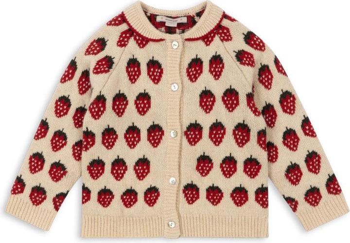Konges Slojd Belou StrickCardigan Strawberry (104)