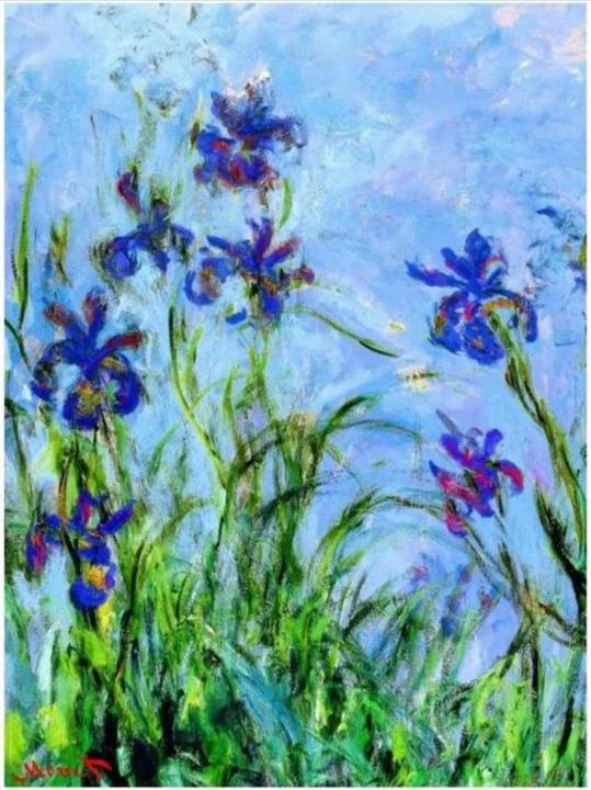 Produktbild Eurographics Schwertlilien von Claude Monet (1000 Teile)