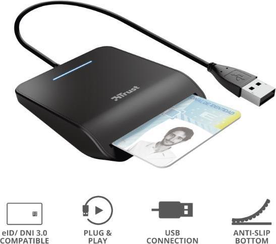 Image du produit Trust Lecteur de cartes à puce PRIMO (USB 2.0)