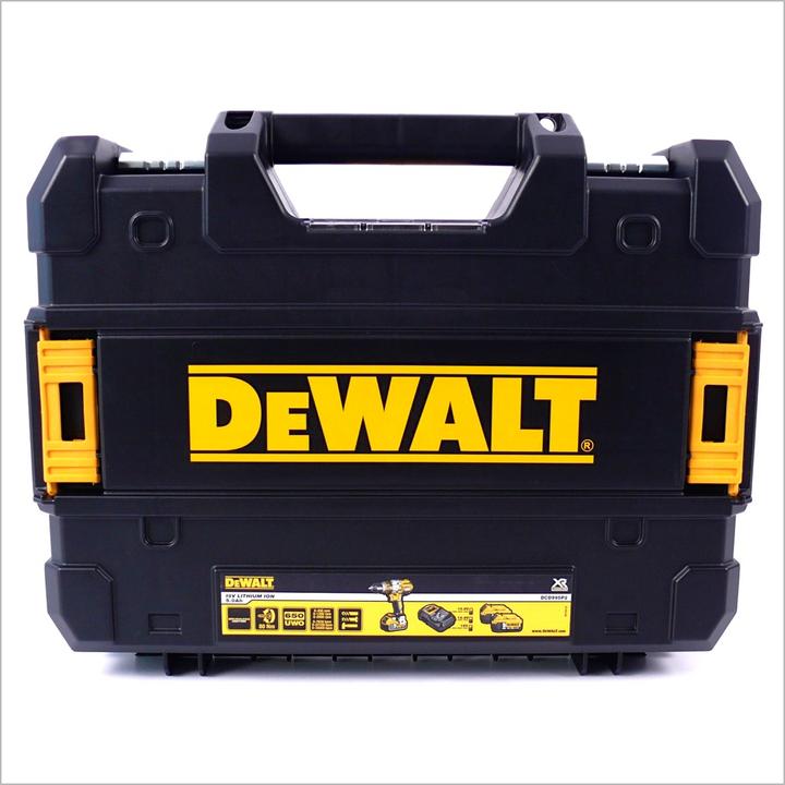 Actual product image DeWalt Tool box TStak for cordless screwdriver 18 V for 3.0 / 4.0 / 5.0 AH batteries (1 pieces)