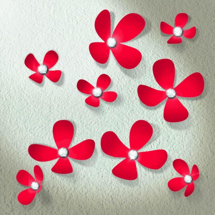 Actual product image Walplus flowers (85.5 x 85.5 cm)