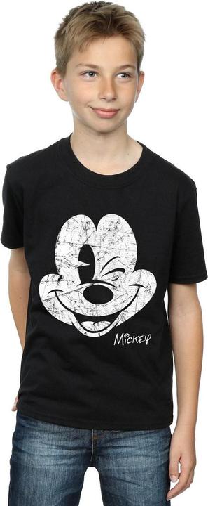 Immagine prodotto Disney Mickey Mouse Distressed Face Maglietta Ragazzi (116)