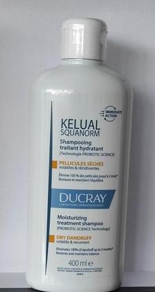 Produktbild Ducray Kelual Squanorm Dry Dandruff Regulating Shampoo 400ml (400 ml, Flüssiges Shampoo)