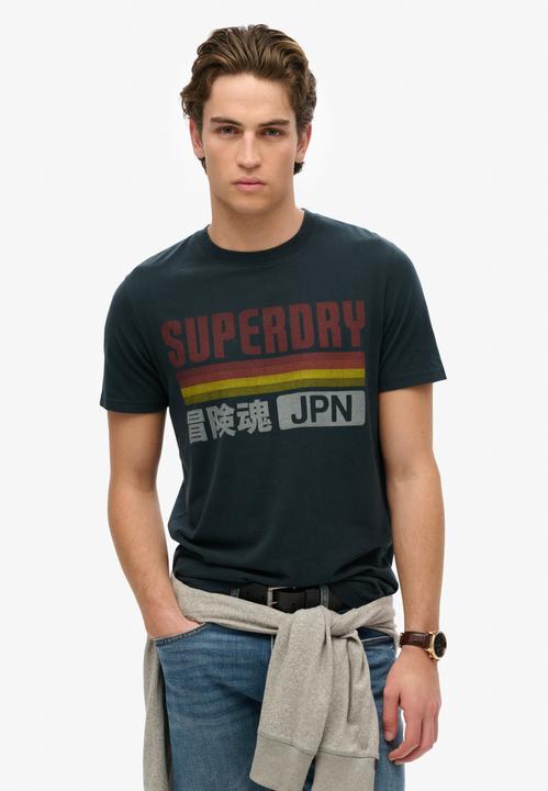 Image du produit Superdry T-shirt à rayures décontracté Japan (M)