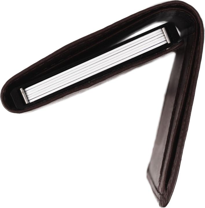 Actual product image The Chesterfield Brand Wax Pull Up credit card holder RFID protection leather 7 cm