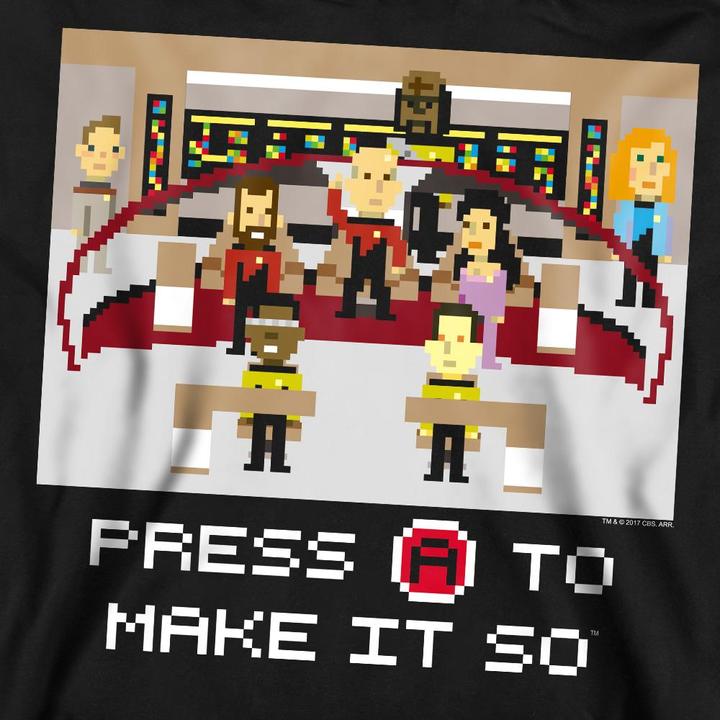 Immagine prodotto Make It So Felpa Pixel Adulto Unisex (S)