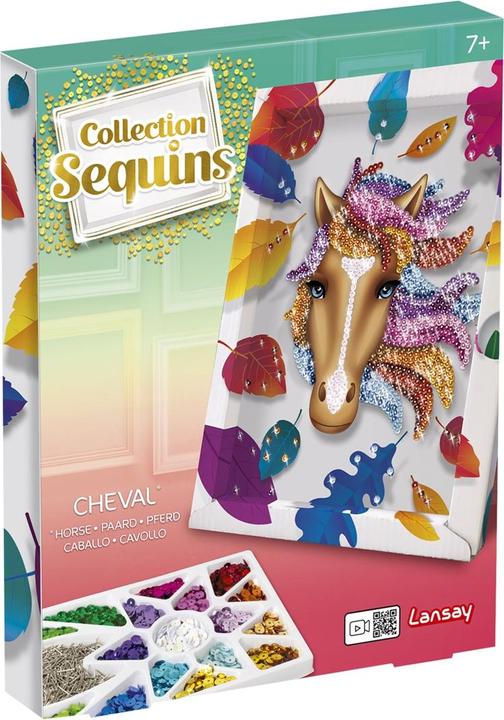 Actual product image Lansay Sequin Art Horse