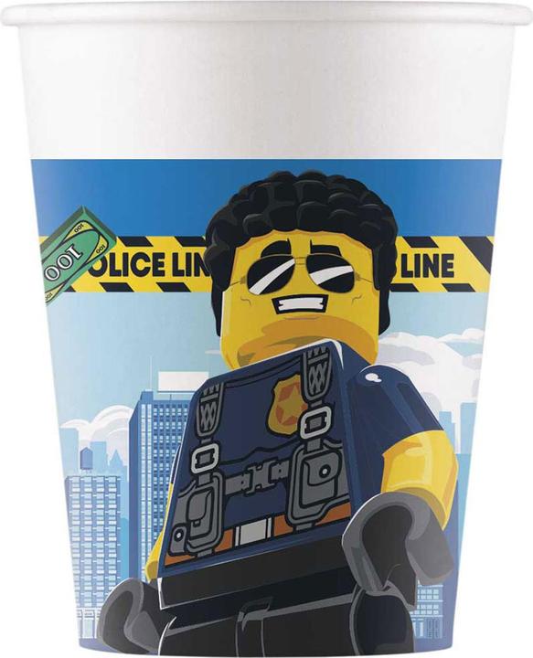 Actual product image Globos Europe Paper cup FSC LEGO City, 8 pcs.