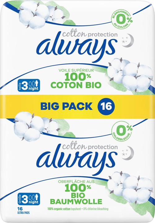 Produktbild Always Cotton Protection (48 x, Damenbinden)