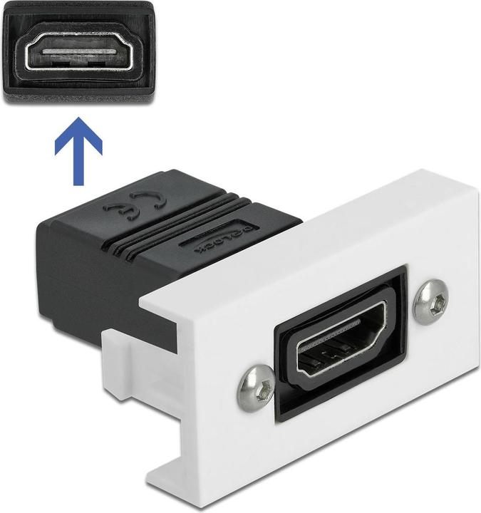 Actual product image Delock Easy 45 snap-in module (HDMI, 2.25 cm)