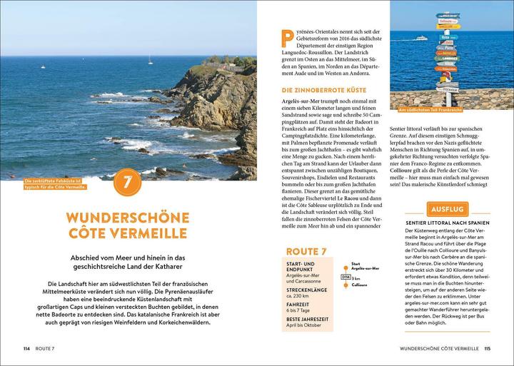Produktbild Südfrankreich mit dem Wohnmobil Die schönsten Routen zwischen Cotê d’Azur und den Pyrenäen Button: (Deutsch, Ines Friedrich, 2024)