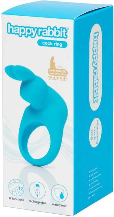 Produktbild Happy Rabbit Rechargeable Vibrating Rabbit Cock Ring Blue (3 cm)