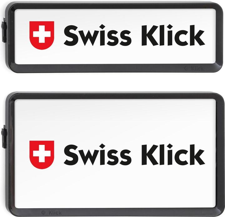 Image du produit Swissklick Kit de porte-numéros interchangeables portrait 30x8cm 30x16cm (Avant + arrière, Format portrait)