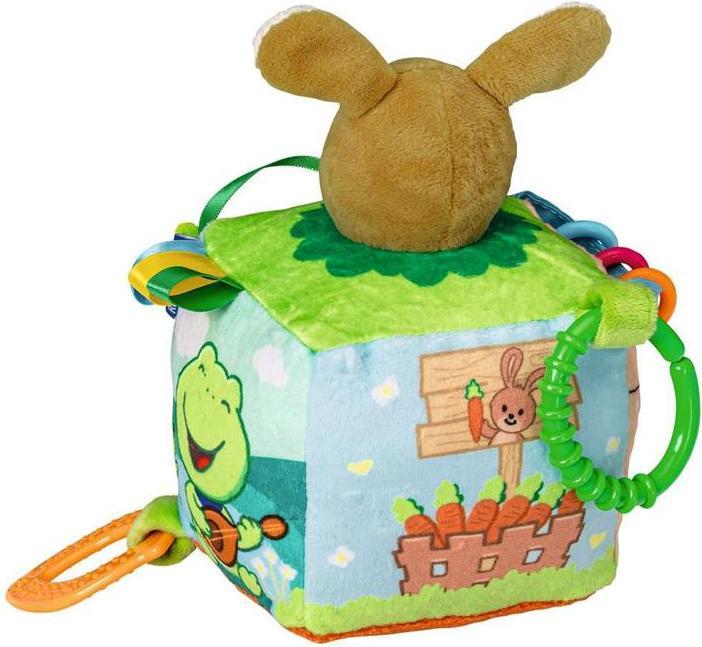 Actual product image Ravensburger ministeps 4584 Pelle play cube, cuddly soft activity cube with crackling foil and